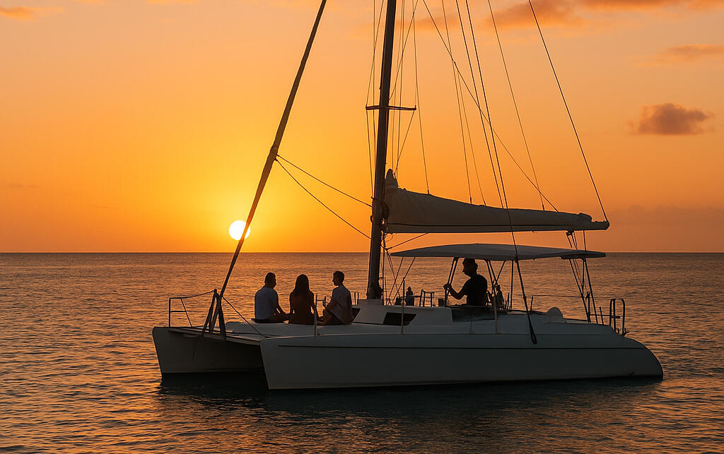 Navigation douce, musique et cocktails face à l’horizon