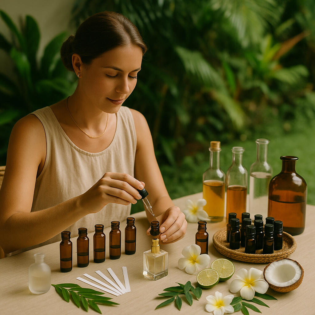 Composez votre propre fragrance inspirée des fleurs de l’île Maurice